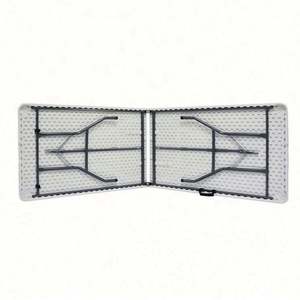 Wholesale High Quality Party <b>Tables</b> Adjustable Folding <b>Tables</b> 6ft 8ft Rectangular <b>Plastic</b> Portable Folding <b>Tables</b> - Product Image 6