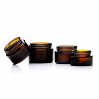 ODM pabrik OEM Ruipack diskon besar stoples kaca rias wajah perawatan kulit mata warna kuning gelap 5/10/15/20/30/100ml