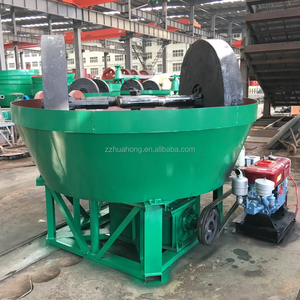 Thị Trường Châu Phi Đá Quặng Vàng Hai Con Lăn Mài Ướt Pan Mill Máy 900/1100/1200/1500/1600 Vàng Ướt Pan Mill - Product Image 3