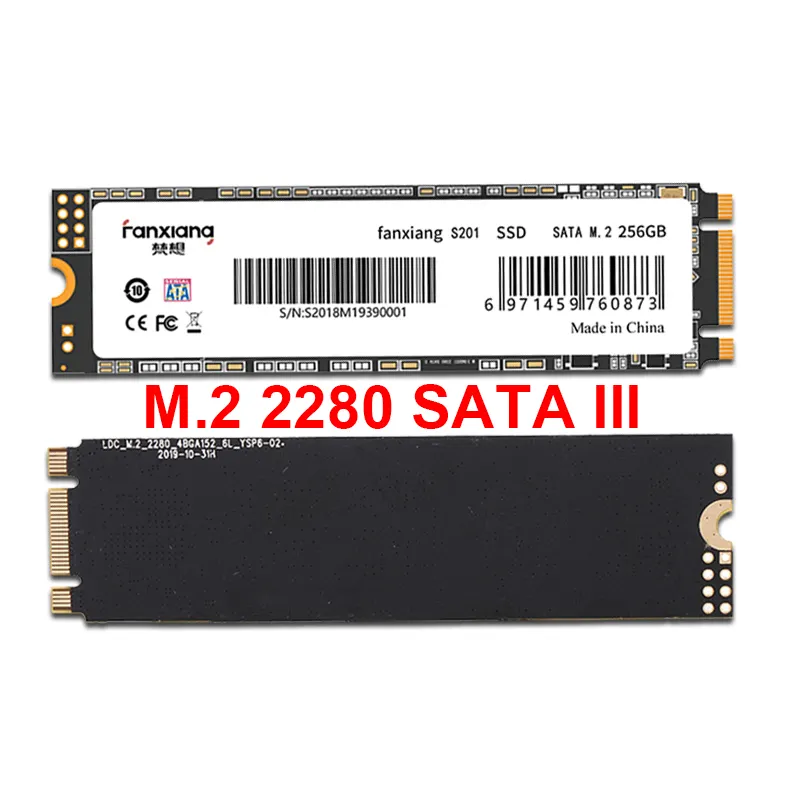 128GB 256GB 512GB 1TB 2TB SLC önbellek performansı Boost M.2 2280 NGFF SSD SATA III 6 Gb/s dahili katı hal diski sabit Disk