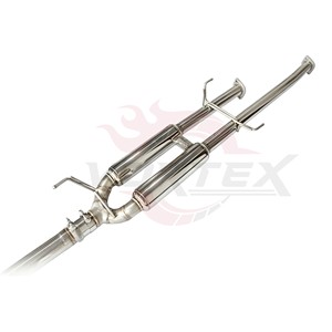 ระบบท่อไอเสียสแตนเลสสตีลประสิทธิภาพสูง Vortex สำหรับรถกระบะ Toyota Tundra พร้อมท่อเรโซแนเตอร์คู่แบบปรับแต่ง - Product Image 4