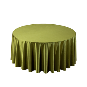 <span class=keywords><strong>Tovaglia</strong></span> Rotonda in Raso di Seta Premium Antimacchia <span class=keywords><strong>Verde</strong></span> Oliva 120 Pollici 132 Pollici per Matrimoni, Feste, Banchetti ed Eventi - Product Image 3