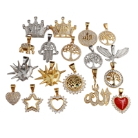 Bijoux d'usine en gros bon marché uni antirouille en acier inoxydable pendentif animal hip hop aigle pour hommes
