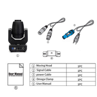 Projecteur à faisceau de 150W avec zoom DMX512 TOP889 pour éclairage de scène, studio TV et événements