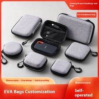 Boîte de rangement multifonctionnelle imperméable en EVA, modèle 32, accessoires numériques 3C, sacs pour appareil photo, câbles, batterie externe, emballage
