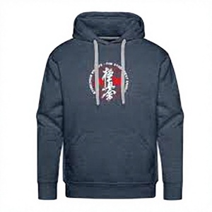 Kyokushin Karate Zip Hoodie Hombres Sudadera con capucha estampada de manga larga - Product Image 1