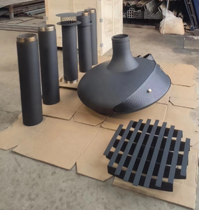 2025 Prix d'usine de fabrication chinoise Cheminées de cheminée à bois de style moderne noir dans la maison - Product Image 5