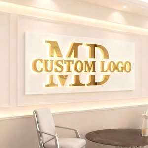 Letrero Exterior 3D Personalizado, Logotipo Comercial 3D, Letrero Luminoso Retroiluminado, Letrero LED, Letrero de Metal LED, Letrero Acrílico Iluminado, Letrero LED con Letras Iluminadas - Product Image 3
