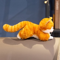 Simulation de chat en peluche Ragdoll Siamois Birman British Shorthair Chat Américain Exotique Shorthair Persan Animal en peluche Poupée Enfants