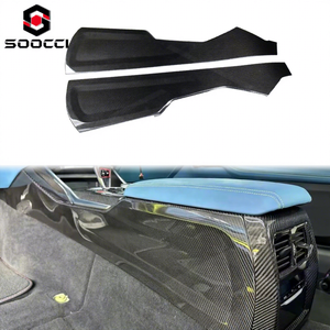 Nouvelle garniture de <span class=keywords><strong>Console</strong></span> centrale en Fiber de carbone sèche pour BMW M3 G80 G81 M4 G82 G83 Kits intérieurs centraux de mise à niveau accessoires de garniture de tableau de bord - Product Image 1
