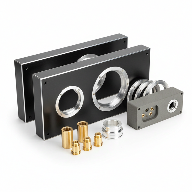 High Precision CNC Machined Aluminum Speaker Enclosure Custom Anodized Hi-Fi Audio Housing for Premium Sound Systems