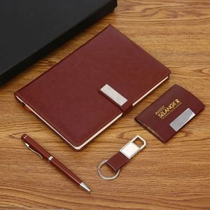 Premium Executive Gift <b>Set</b> with Branded <b>Notebook</b> Pen Keychain-Corporate Gifts - Product Image 2