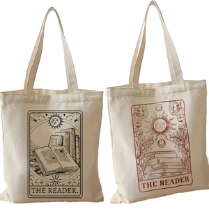 Anpassbare Damen-Trage tasche Canvas-Umhängetasche Wieder verwendbarer Reiß verschluss für Reisen und Einkaufen für Winter und Sommer - Product Image 1