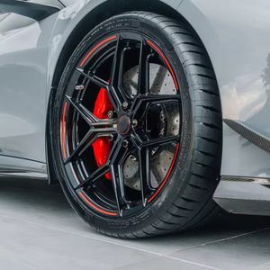 Jantes monobloc forgées sur mesure, 15-26 pouces, noires, pour Mercedes, <span class=keywords><strong>Chevrolet</strong></span> <span class=keywords><strong>Corvette</strong></span> <span class=keywords><strong>C7</strong></span> C8 de luxe - Product Image 3