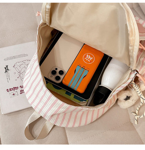 Girls Fashion Hot Selling New Joker Cute Cartoon Large Capacity Rabbit Ear Student <b>Backpack</b> Outdoor Commuting - Product Image 2