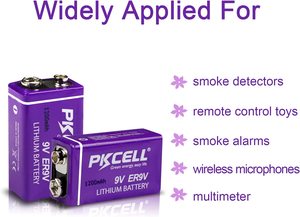 Pin Lithium er9v 1200mAh Lora nb-<span class=keywords><strong>iot</strong></span> thiết bị hoạt động cung cấp Cảm biến khói cho an ninh gia đình sử dụng pin chính - Product Image 2