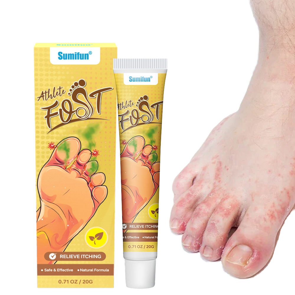 2025 Sumifun 100% Natural Herbals Odor Cream 20g Athletes Foot Care Comfortable Effective Headache Relief Fever Cooling
