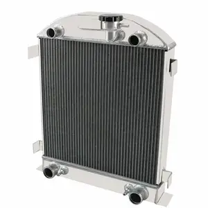4 Row Aluminum Radiator For 1928-1929 Ford Model A Base 3.3L l4 Gas Engine AT MT