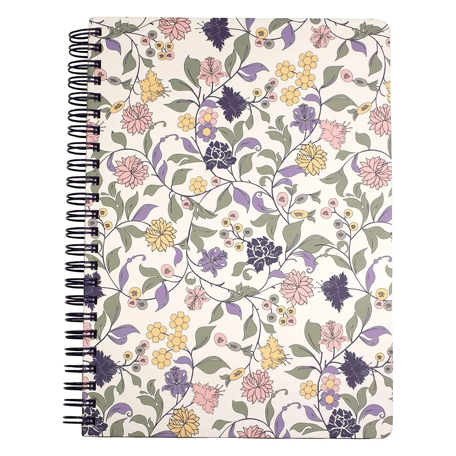 School Supplies Stationery Cute Floral Mini Spiral Notebook Journal with Durable Hardcover For Student Writing