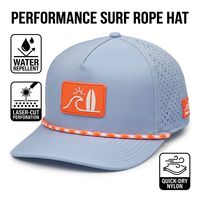 Gorra de Golf Deportiva de 5 Paneles, Personalizada, Serie Surf, con Orificios Cortados con Láser, Transpirable, Impermeable, de Nailon con Diseño de Leopardo, con Cierre a Presión