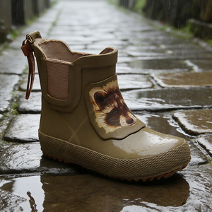 Meilleur prix – Bottes <span class=keywords><strong>de</strong></span> <span class=keywords><strong>pluie</strong></span> imperméables pour garçons, en PVC/EVA, séchage rapide, respirantes, avec embout en acier, légères, doublure en coton, tendance - Product Image 1