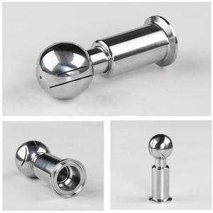 Aohoy สเปรย์แบบหมุนสแตนเลส304 316L, ลูกหนีบ sm/ 3A/DIN รุ่น3/4 "-2" สำหรับทำความสะอาดรูยึด - Product Image 4