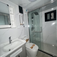 Maison mobile de luxe préfabriquée prête à l'emploi de 40, 30 ou 20 pieds, extensible, en conteneur, structure en acier préfabriquée, maison portable