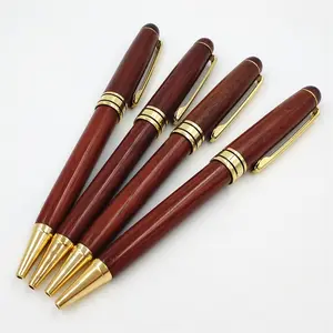 Mahagoni Kugelschreiber schwarz Nachfüllung 0,5 rotierende Schreib stelle Großhandel