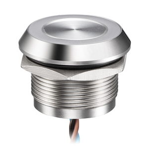 Momentary Aluminum 16mm 19mm 22mm 1NO 1NC IP68 12V 24V For Food Processing And Sanitary Environment Piezo Switch - Product Image 5