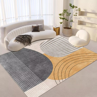 Tapis turc vintage à motifs géométriques, tapis marocain en polyester, style Beni Ourain, tapis berbère, utilisation intérieure/voiture, tapis fait à la machine