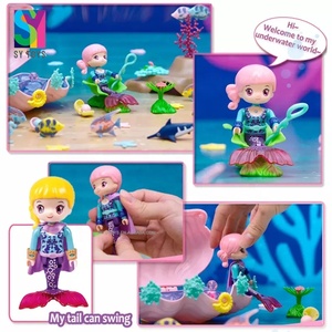 SY dernier ensemble de poupée bébé jouet sirène pour enfants nuisette avec lumière et musique - Product Image 3