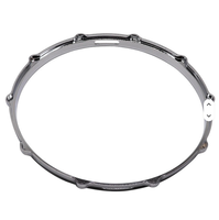 14 Inch 10 Hole Silver Die Cast Drum Hoop Aluminium Alloy Rim for Drum Kit Bass & Jazz Drums Percussion Instrument Accessory