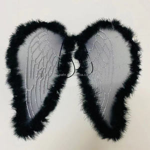 Carnival Party Dress up <strong>Accessories</strong> White Feather <strong>Angel</strong> wings for Kids fairy wings for Girl - Product Image 2