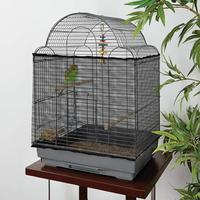 Cage à oiseaux attrape-graines garde perroquet maille filet couverture extensible coquille jupe pièges Cage panier doux aéré