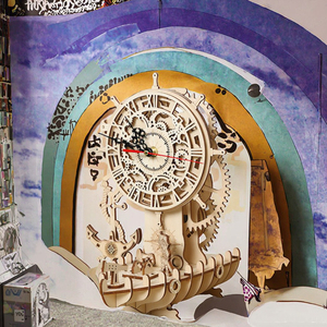 Blocchi Puzzle in Legno Stile Cartone Animato, Tangram Geometrico, Giochi di Logica 3D, Rompicapo, Carte Flash Educative con Forme e Modelli - Product Image 1