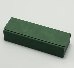 Eyeglass <strong>Case</strong> Storage Vintage Sunglasses <strong>Case</strong> 2025 Custom Packaging Box Square Sunglasses Leather <strong>Case</strong> - Product Image 3