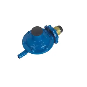 LPG gas regulator with aluminium alloy body and and aluminium wheel