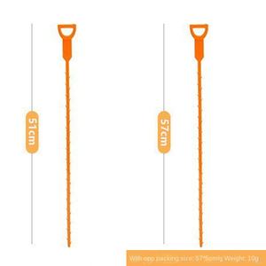 Cepillo para Desatascar Tuberías, Cepillo de Cerdas para Limpieza de Fregaderos, Desagües, Baños y Cocinas, Eliminador de Cabello y Residuos - Product Image 3