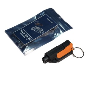 Martillo de emergencia de 72x30x20mm con punta de aleación de acero de alta velocidad, rompeventanas de coche portátil para uso en emergencias - Product Image 2