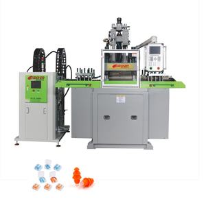 Automático 200T Vertical LSR Moldeo Médico/Automotriz Grado Giradiscos duales ± 0,02mm Servo-Controlador eléctrico Tornillo Bomba PLC - Product Image 6