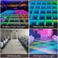 3D Infinity Mirror Video Light Led Dance Floor