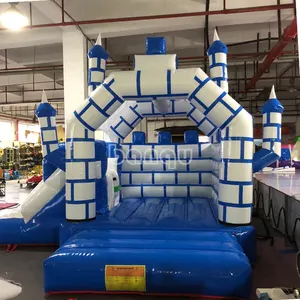 Casa de rebote inflable con tema de rejilla de PVC de 0,55mm de fábrica/castillo hinchable/gorila para niños