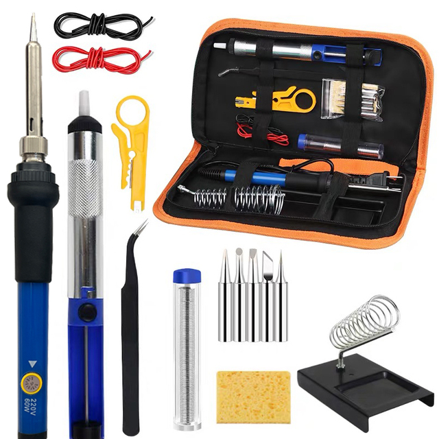 OKYN230628-59 Hot Sale Soldering Iron Kit Electronics Soldering Kit 60W Adjustable Temperature Soldering Tools