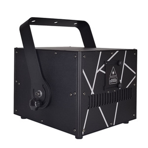 Luz Láser de Animación a Todo Color RGB AMG ART de 10 W, Clasificación IP56, Control DMX512/Art-Net, Programas Automáticos, Luces de Escenario para <span class=keywords><strong>DJ</strong></span> Atenuables - Product Image 1