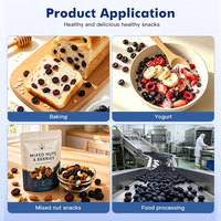 A-kwaliteit gedroogde blauwe bessen, gedroogd fruit voor bakkerijtoppings en ontbijtgranen, groothandel