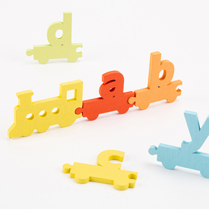 Ventes directes d'usine Montessori début petit train <span class=keywords><strong>orthographe</strong></span> mots éducation <span class=keywords><strong>orthographe</strong></span> mots amusant cognitif couleur puzzle enfants jouets - Product Image 6