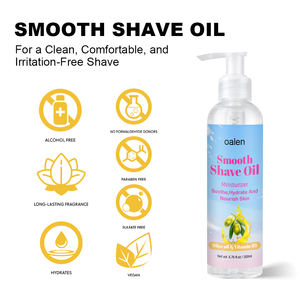 Aceite de Afeitar Hidratante Oalen con Aroma a Vainilla, Libre de Crueldad Animal, con Manteca de Karité para el Cuidado Corporal Femenino, Calmante y Protector de Cortes, Impresión Láser - Product Image 2