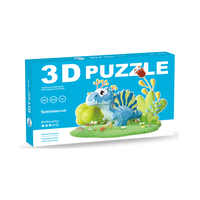 Jeu de Puzzle 3D en Papier Découpé au Laser pour Enfant de 2 à 7 Ans
