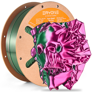 <span class=keywords><strong>Eryone</strong></span> Soie Haute Vitesse Double Couleur Rouge et Vert PLA pour Imprimante 3D Haute Qualité 1.75mm 1KG - Product Image 1