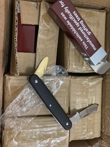 Cuchillos de injerto plegables para jardinería, tijeras de poda para injertar y cortar plántulas y árboles - Product Image 6